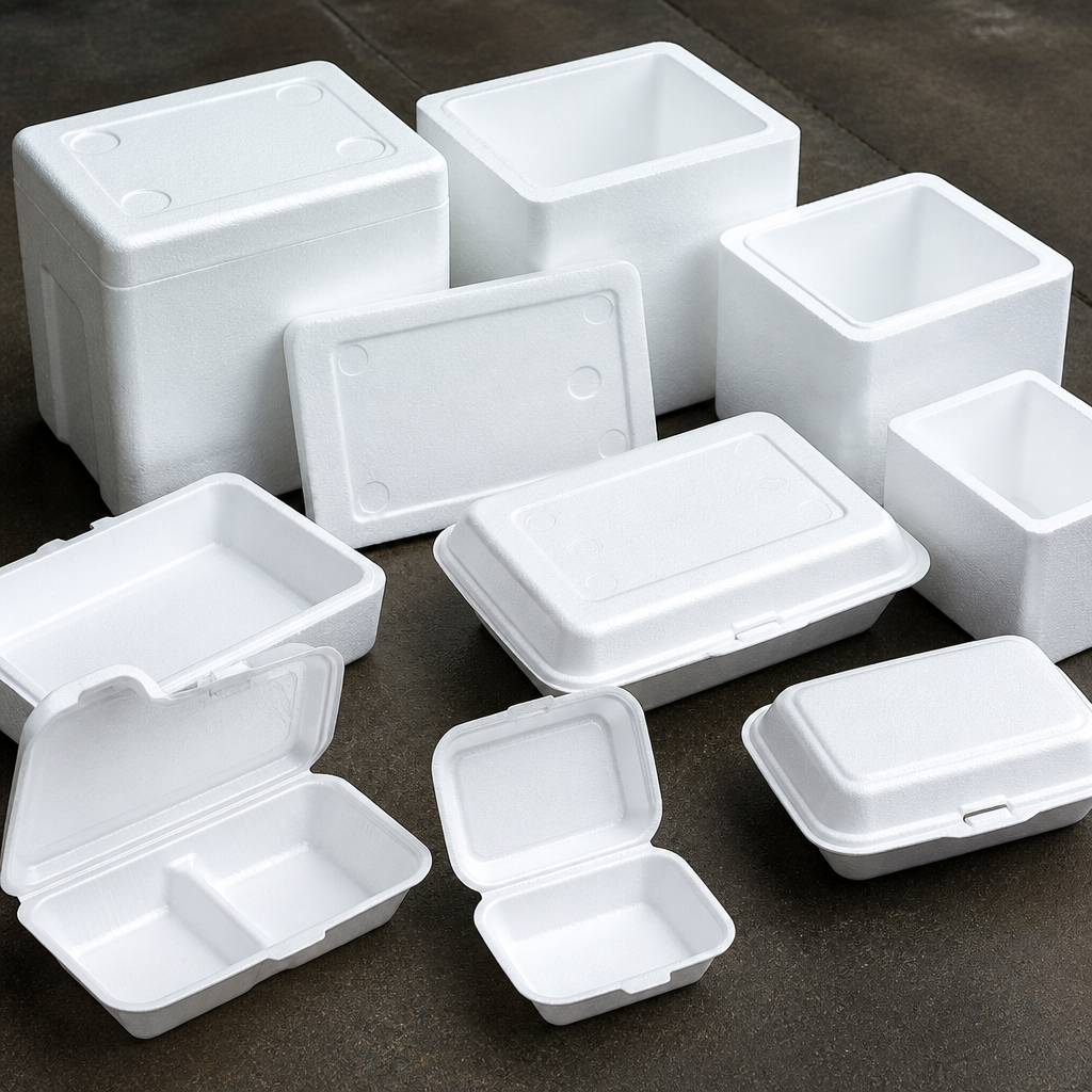Các loại thùng xốp phổ biến đựng thực phẩm, đóng gói hàng hóa